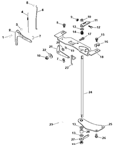 Engine Controls Diagram and Parts List for Z-FORCE60 53AA5BBJ-53AA5BBJ710 Cub Cadet Lawn Tractor